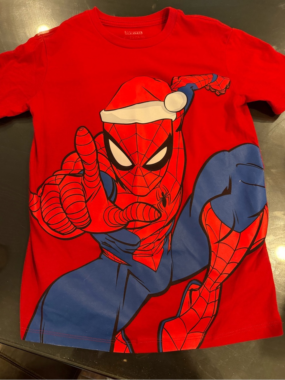 Marvel Red & Blue Spider-Man Holiday Graphic Tee